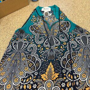 Alice Blue, multicolored paisley blouse